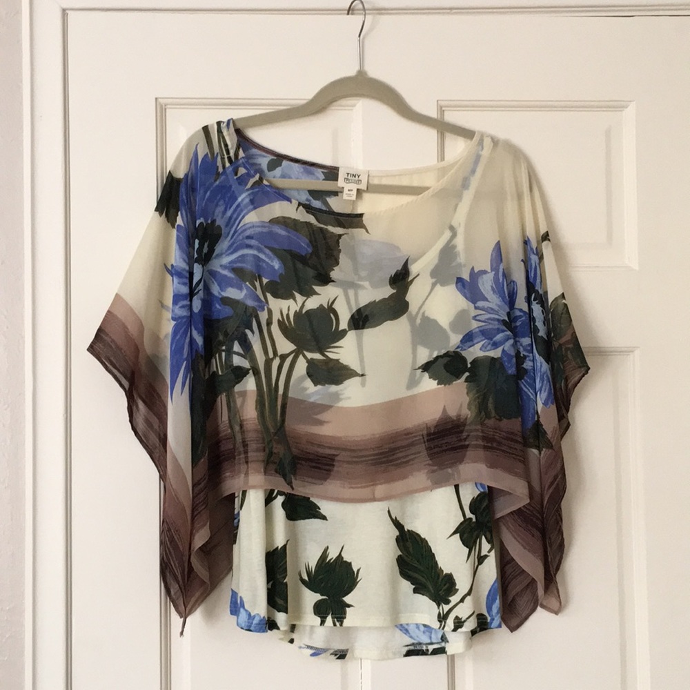 Anthropologie Floral Blouse